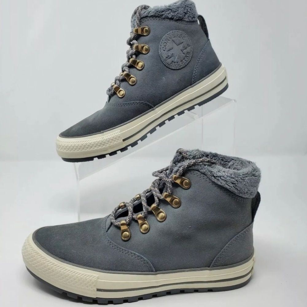 Converse High Tops Ember Boots Thunder Gray 6.5